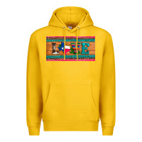 Lemon love texas sunflowers cactus cowhide license plate Premium Hoodie - Artiststas