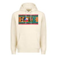 Tofu love texas sunflowers cactus cowhide license plate Premium Hoodie - Artiststas