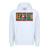 White love texas sunflowers cactus cowhide license plate Premium Hoodie - Artiststas