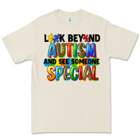 Bone look beyond autism and see someone special Premium Tee - FaDigitalArtStudio
