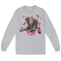 Moon Dust baby elephant with tutu Long Sleeve Tee - LillyAllenDesigns