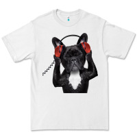 White french bulldog dj style Premium Tee - artisFamous