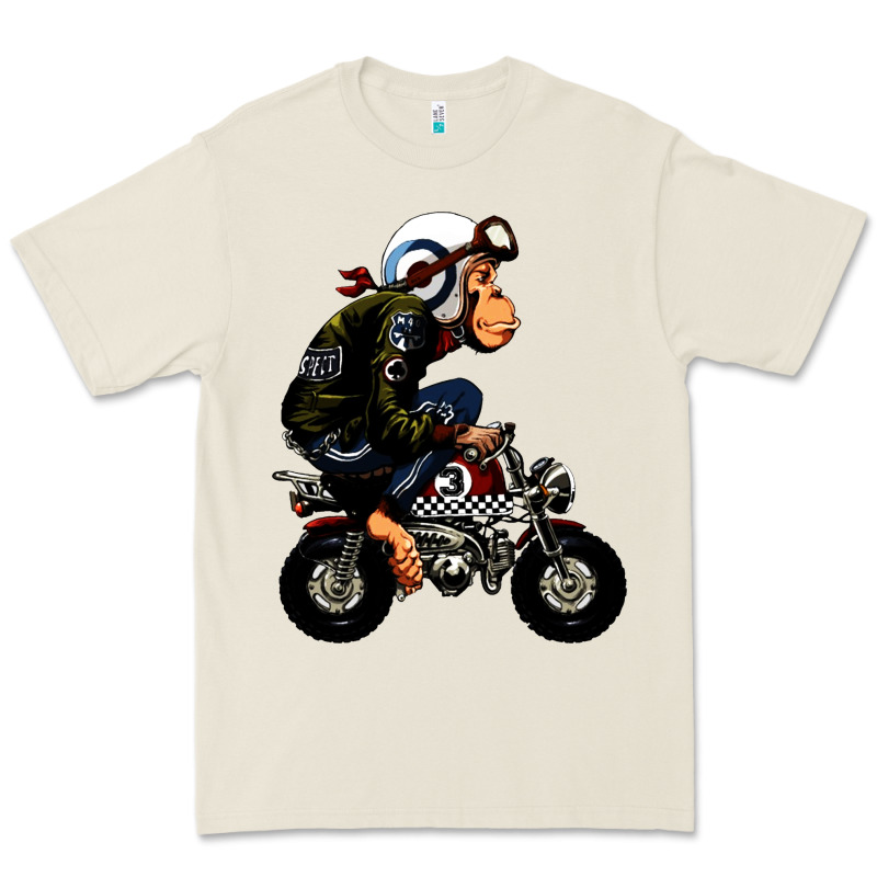 Monkey Bike Cartoon Premium Tee by artisFamous | Teevron
