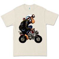 Bone monkey bike cartoon Premium Tee - artisFamous