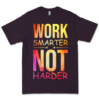 Plum work smarter not harder Premium Tee - artisFamous
