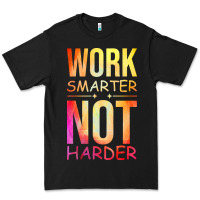 Black work smarter not harder Premium Tee - artisFamous