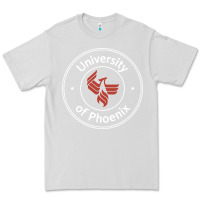 Dove Grey university of phoenix white red Premium Tee - artisFamous