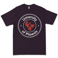 University Of Phoenix White Red Premium Tee | Teevron