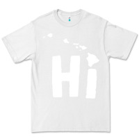 White hi hawaii Premium Tee - artisFamous