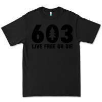 Black live free or die 603 tree Premium Tee - artisFamous