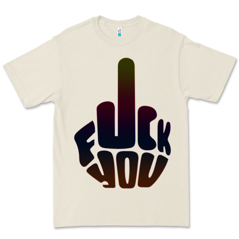 Fuck You Middle Finger Premium Tee by artisFamous | Teevron
