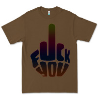 Cacao fuck you middle finger Premium Tee - artisFamous