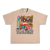Burro Just a Small Town Teacher Urban Heavy Tee - CowhideDigitalArt