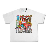 Lunar Rock Just a Small Town Teacher Urban Heavy Tee - CowhideDigitalArt
