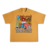 Peanut Butter Just a Small Town Teacher Urban Heavy Tee - CowhideDigitalArt