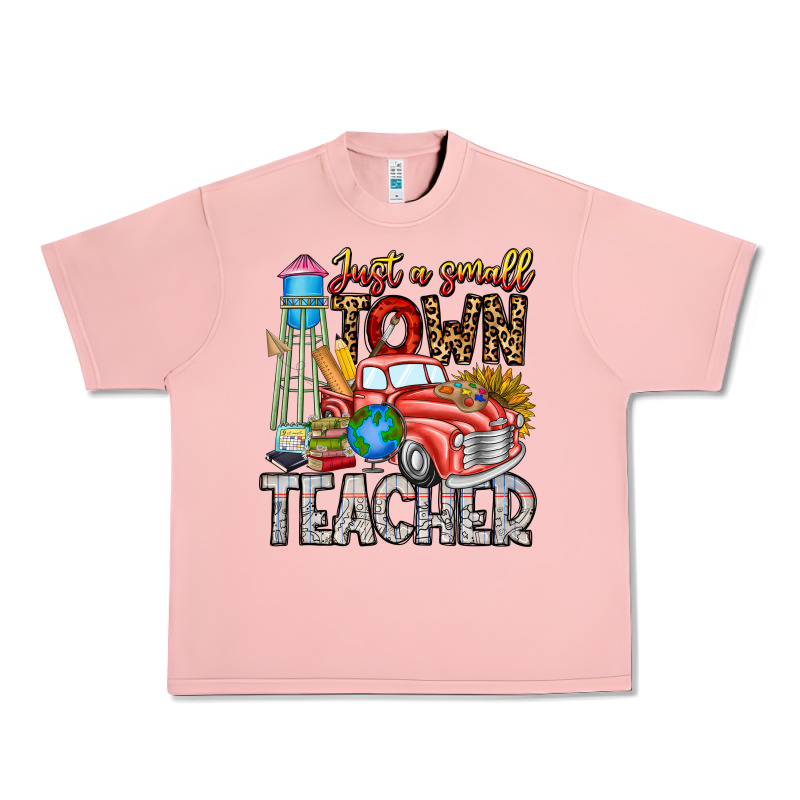 Just A Small Town Teacher Urban Heavy Tee by CowhideDigitalArt | Teevron