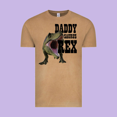 Daddy Saurus Rex Vintage Tee Designed By Bettercallsaul