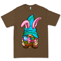 Cacao Easter Wicker Basket Gnome Premium Tee - BundleAndBundleShop