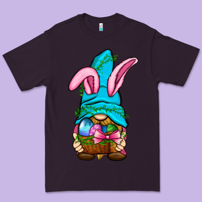 Easter Wicker Basket Gnome Premium Tee Designed By Bundleandbundleshop