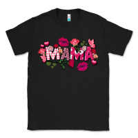 Black Valentine's Day mama Classic Tee - FaDigitalArtStudio
