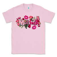 Bubblegum Pink Valentine's Day mama Classic Tee - FaDigitalArtStudio