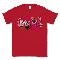 Red Valentine's Day mama Classic Tee - FaDigitalArtStudio