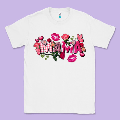 Valentine's Day Mama Classic Tee Designed By Fadigitalartstudio