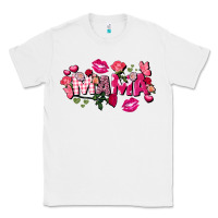 White Valentine's Day mama Classic Tee - FaDigitalArtStudio