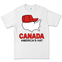 White canada america's hat Premium Tee - artisFamous