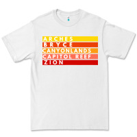 White utah national parks utah s mighty five souvenir nps moab Premium Tee - artisFamous