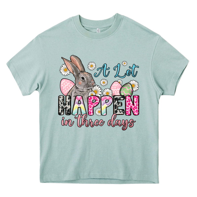 Easter Day A Lot Can Happen In Three Days Heavy Core Tee by OliviaCreatesArt | Teevron