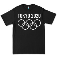 Black OLYMPIC TOKYO 2020 Premium Tee - artisFamous