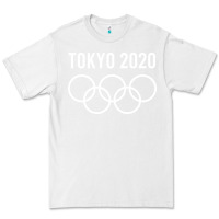 White OLYMPIC TOKYO 2020 Premium Tee - artisFamous