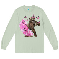 Matcha Baby Gorilla With Tutu Long Sleeve Tee - LillyAllenDesigns