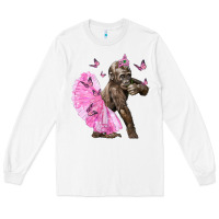 White Baby Gorilla With Tutu Long Sleeve Tee - LillyAllenDesigns