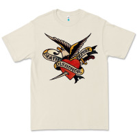 Bone sailor jerry tattoo art military mermaid Premium Tee - artisFamous