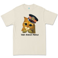 Bone cat tama train station master Premium Tee - artisFamous