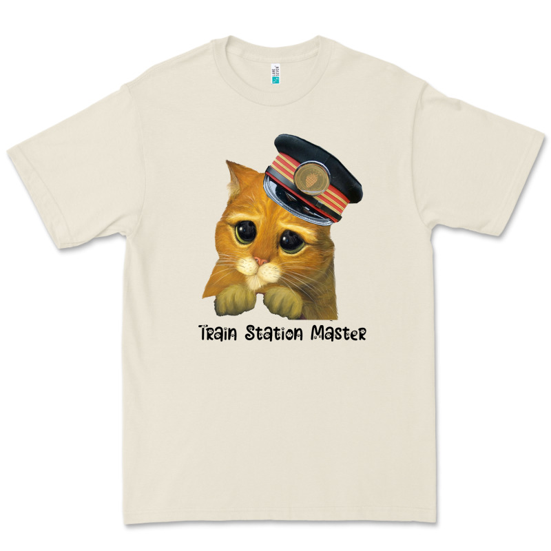 Cat Tama Train Station Master Premium Tee by artisFamous | Teevron