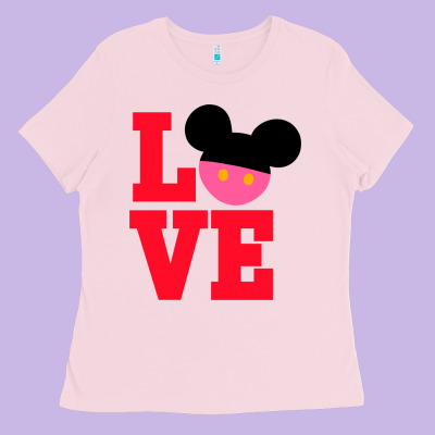 Minnie Mouse Ladies Tee Designed By Cowhidedigitalart