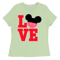 Matcha Minnie Mouse Ladies Tee - CowhideDigitalArt