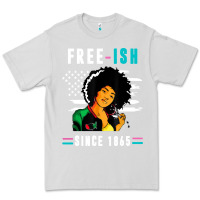 Dove Grey juneteenth free ish since 1865 black Premium Tee - artisFamous