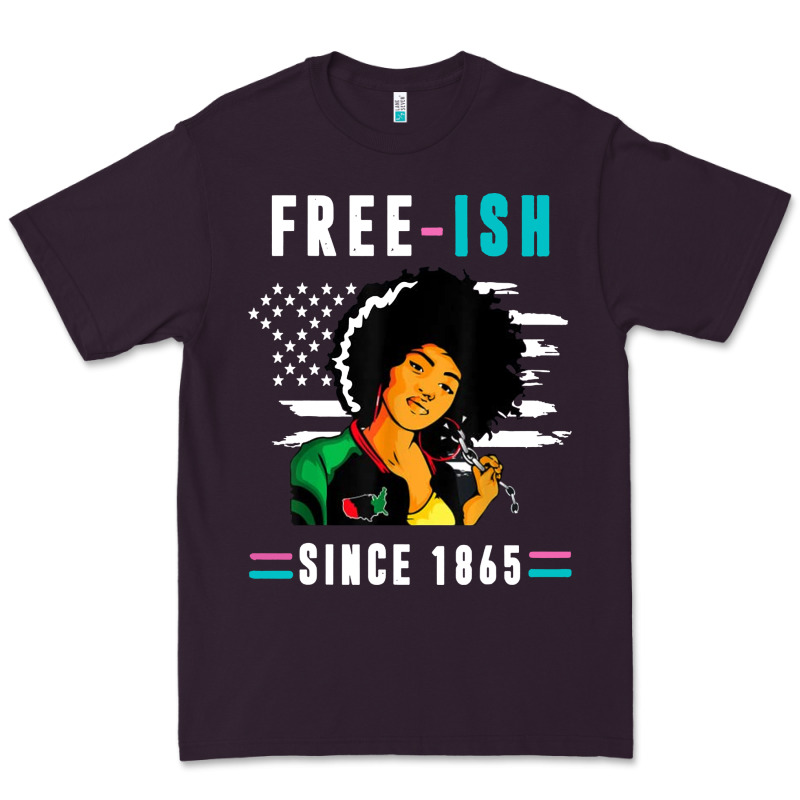 Juneteenth Free Ish Since 1865 Black Premium Tee by artisFamous | Teevron