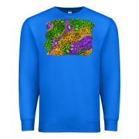 True Royal mardi gras leopard gemstone background Premium Sweatshirt - RanaPortraitStore