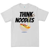 Dove Grey think noodles Premium Tee - artisFamous