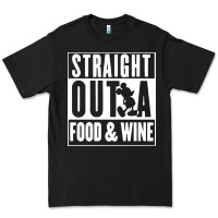 Black straight out a food and wine Premium Tee - artisFamous