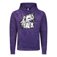 Cloud Purple Drawing Cat Vintage Hoodie - RacoonDesign