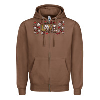 Chestnut for the love of the game baseball Zipper Hoodie - Jasminsmagicworld