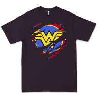 Plum tear off wonder woman shield Premium Tee - artisFamous