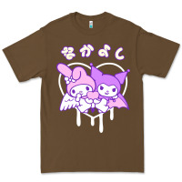 Cacao melody and kuromi heart Premium Tee - artisFamous