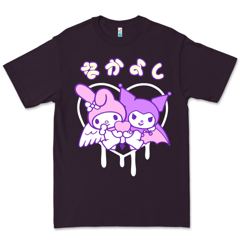 Melody And Kuromi Heart Premium Tee by artisFamous | Teevron